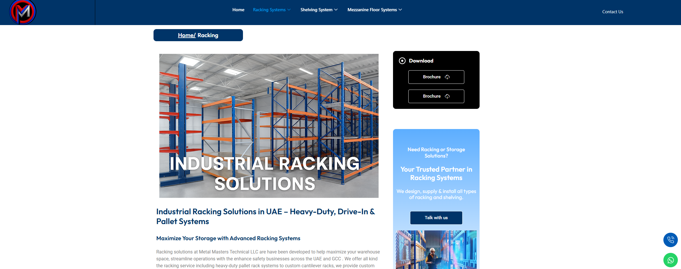 metal masters , Certified metal masters installation team securing beams in a GCC logistics facility.